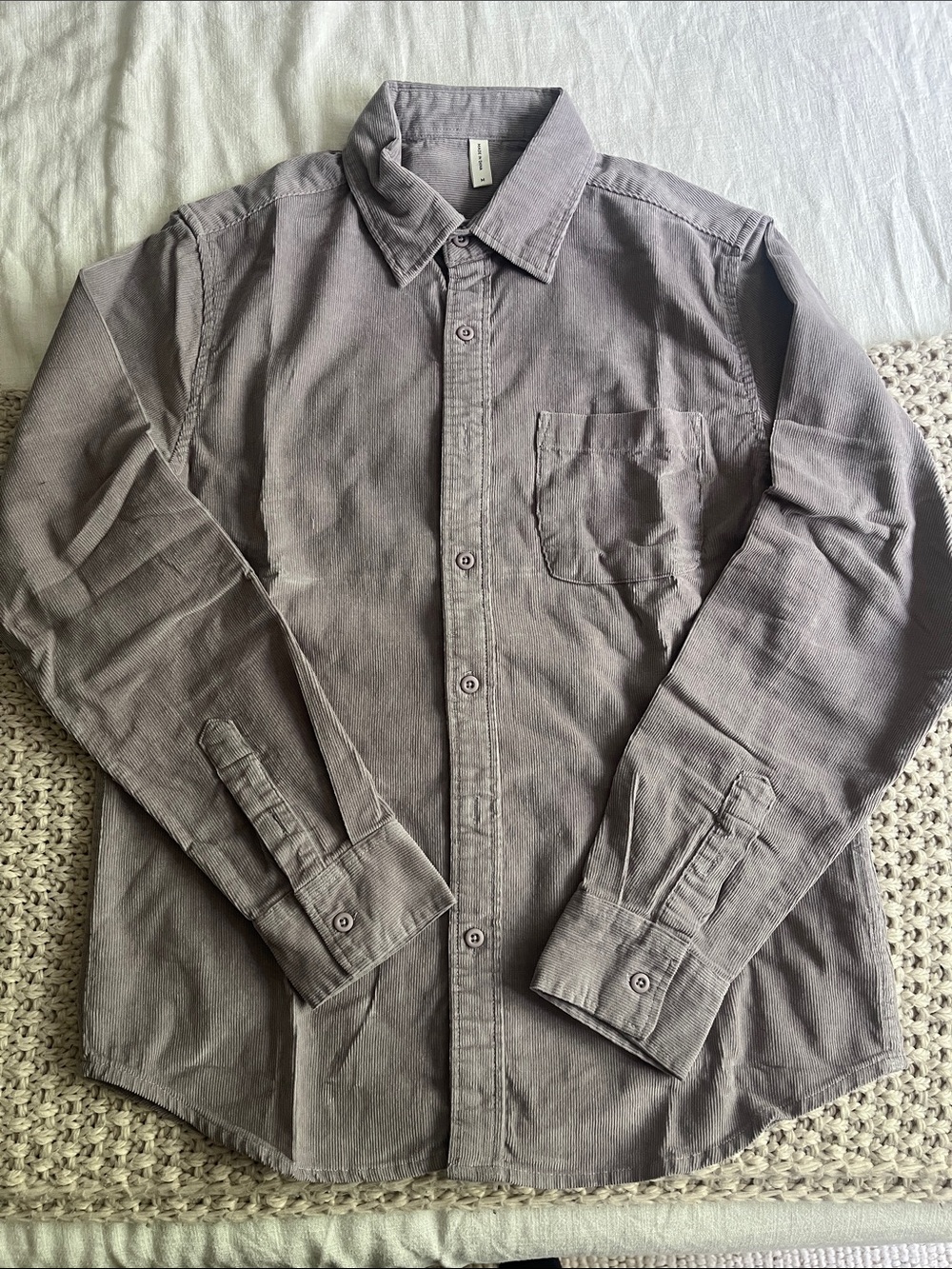 BRAND NEW men’s corduroy button down shirt